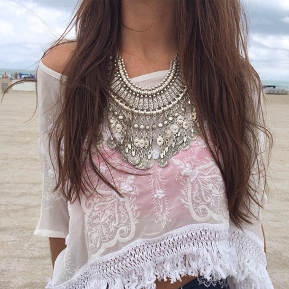 Vanessa Mooney coin necklace - Picture 2 of 2
